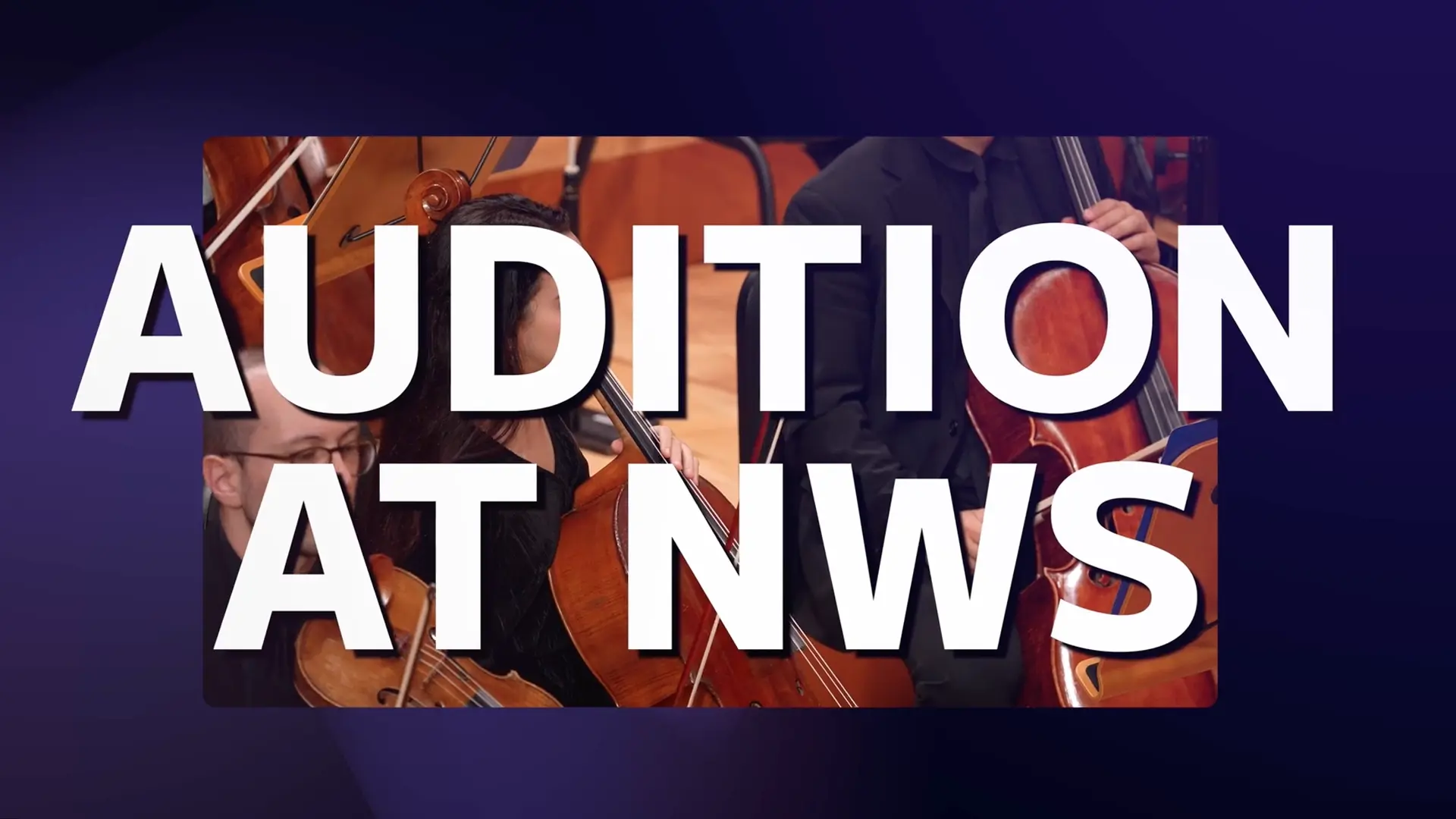 NWS Auditions Video